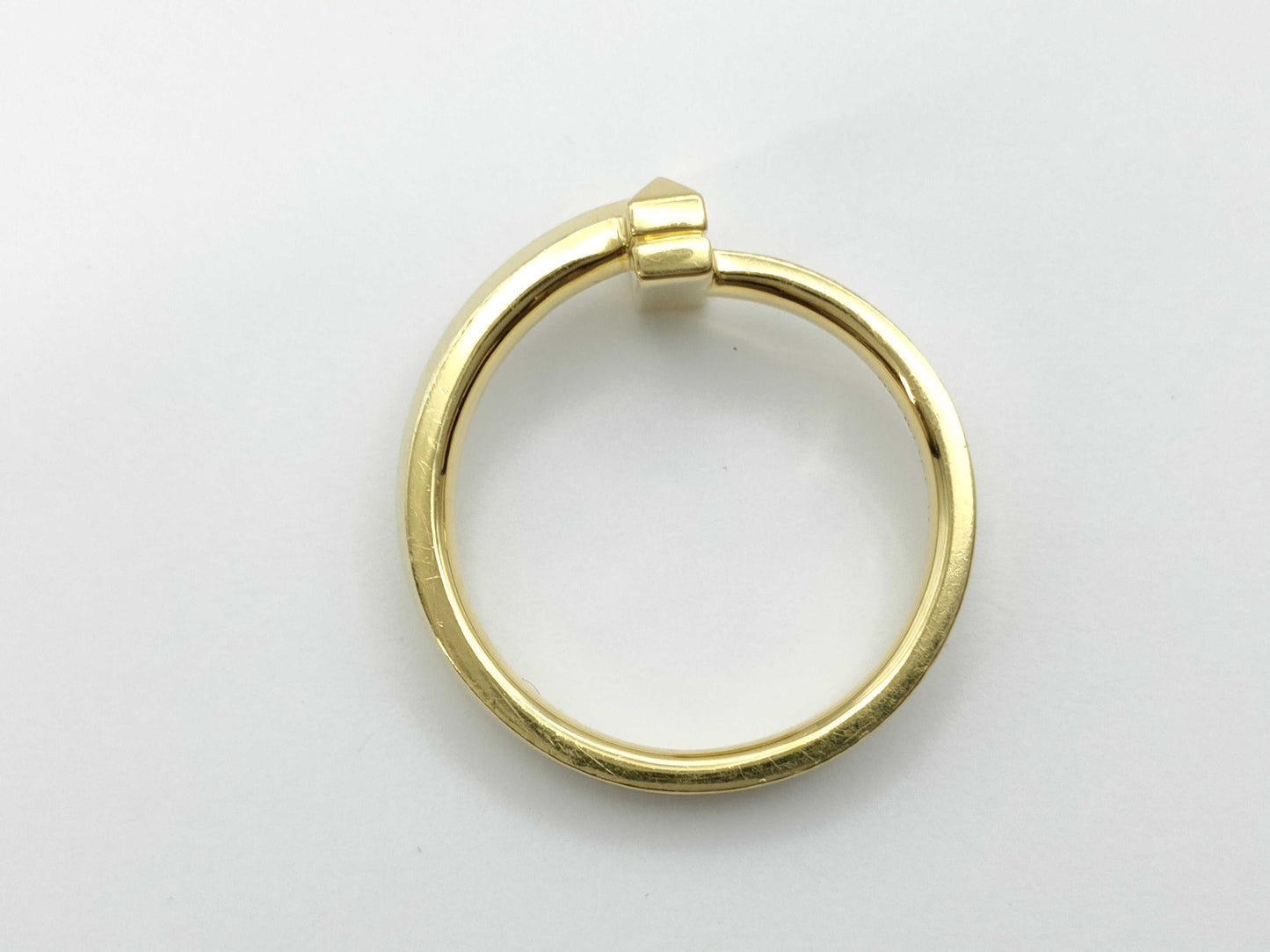 Tiffany & Co. T One Narrow Yellow Gold AU750 4.3g Ring