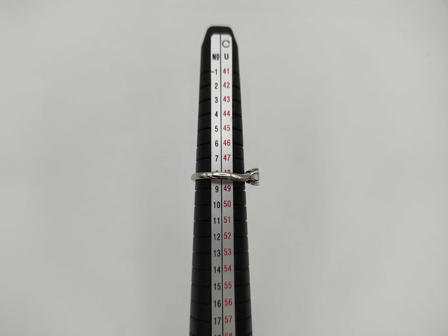4℃ D0.306ct melee diamonds PT995 4.0g ring
