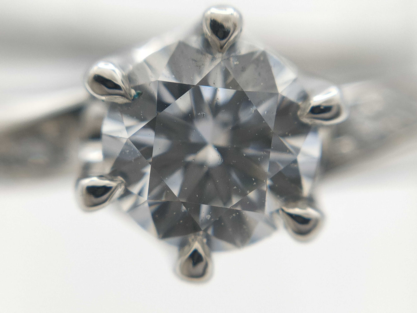 4℃ D0.306ct melee diamonds PT995 4.0g ring