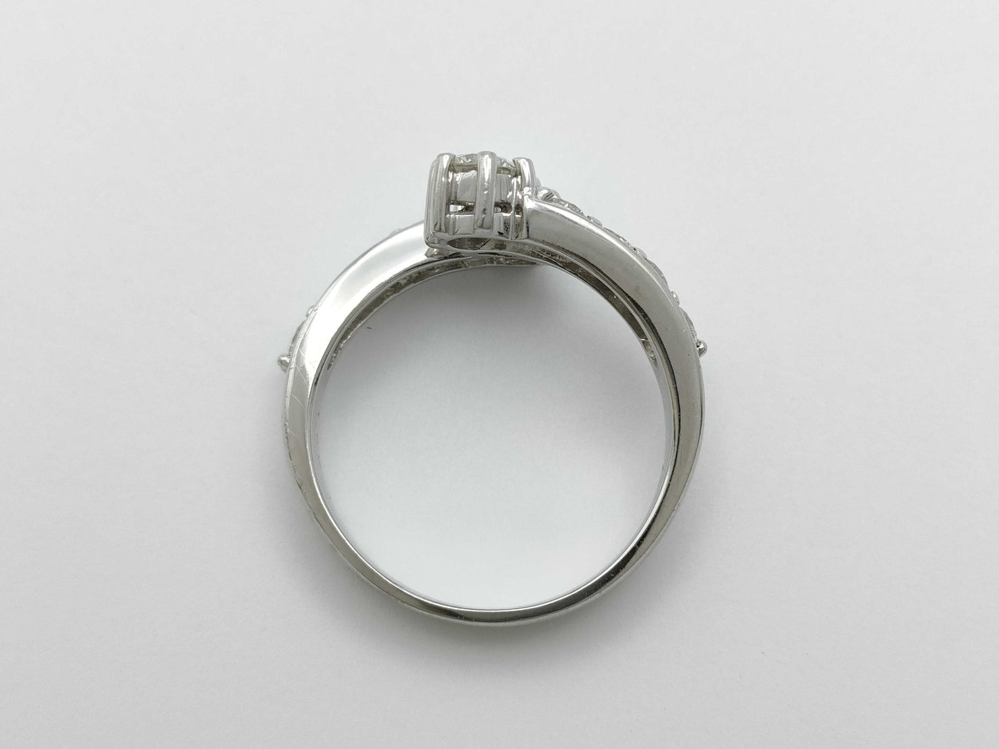 D1.05ct Pt900 6.8g Ring