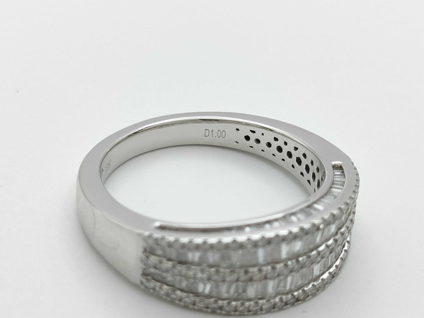 D1.00ct Pt950 7.0g Ring