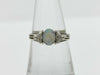 Opal Diamond 037 Stamp K14WG 2.7g Ring