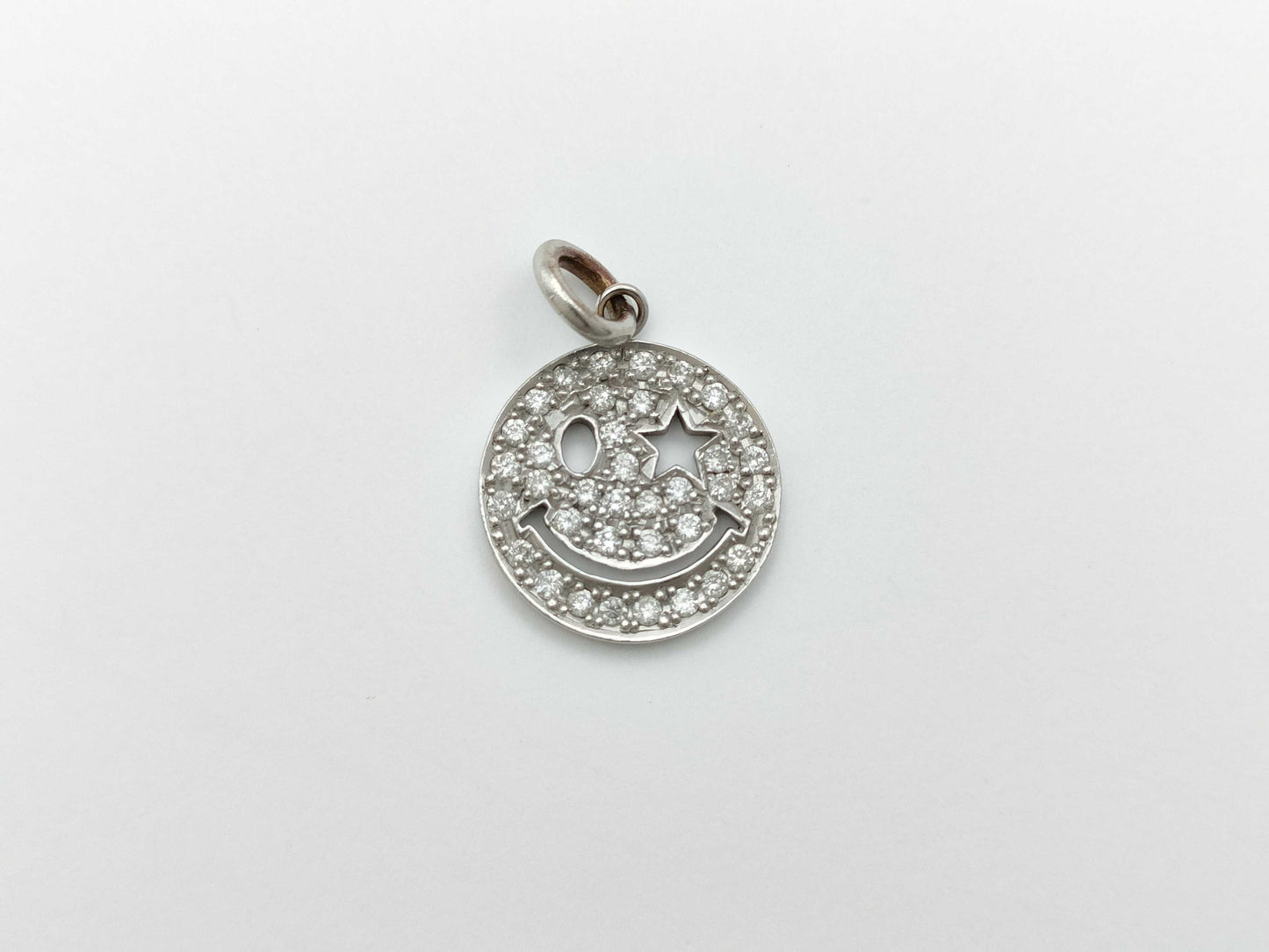 Diamond K18WG 2.4g Pendant Top