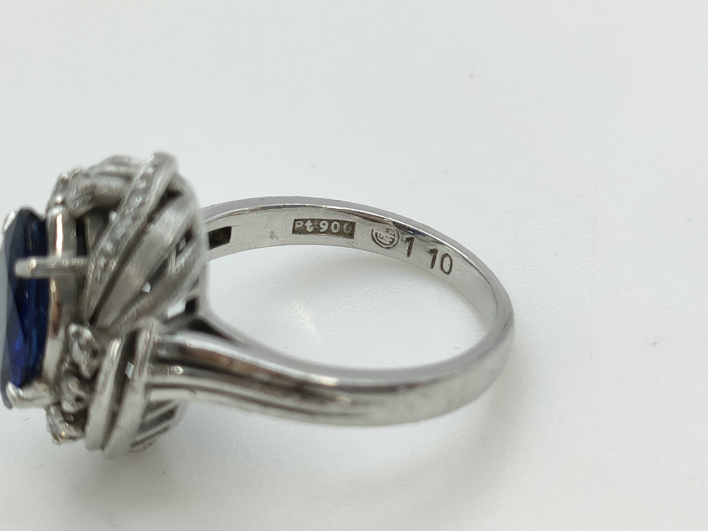 S1.10ct Diamond Pt900 5.7g Ring