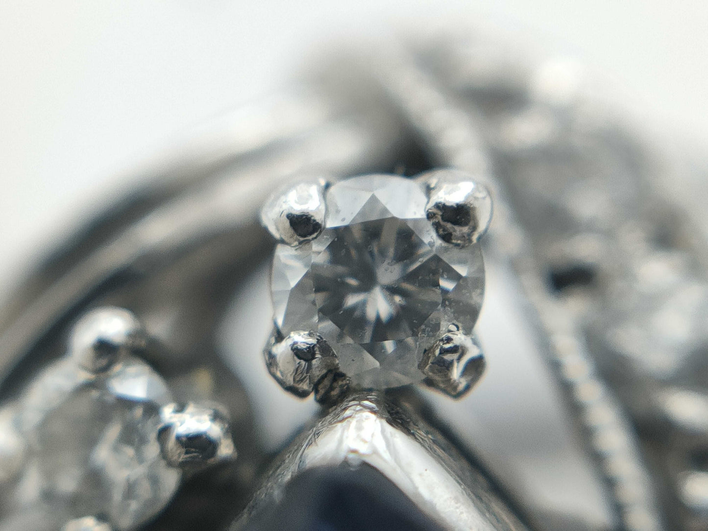 S1.10ct Diamond Pt900 5.7g Ring