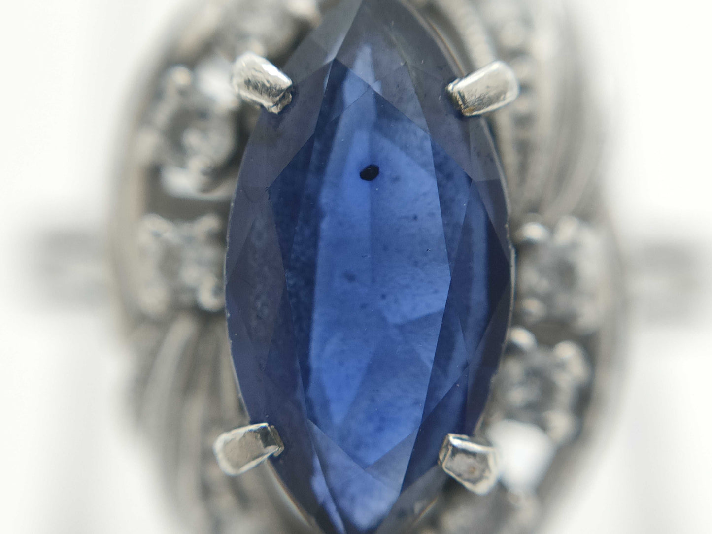 S1.10ct Diamond Pt900 5.7g Ring