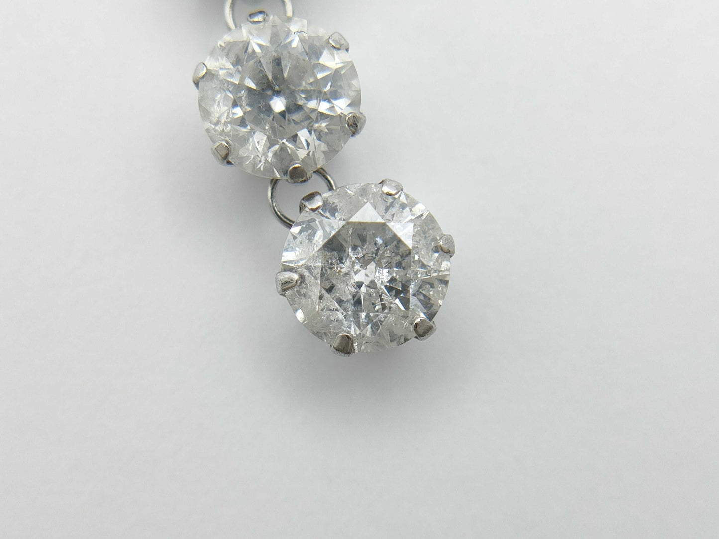 D1.0ct Pt900/850 2.0g Necklace
