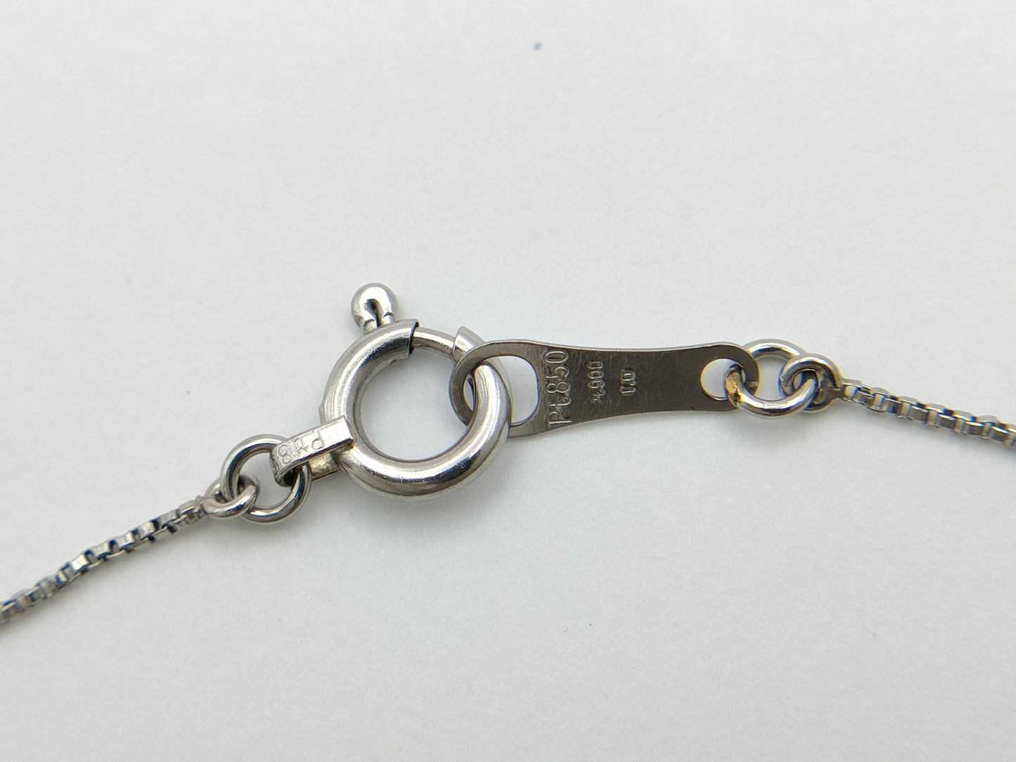 D1.0ct Pt900/850 2.0g Necklace