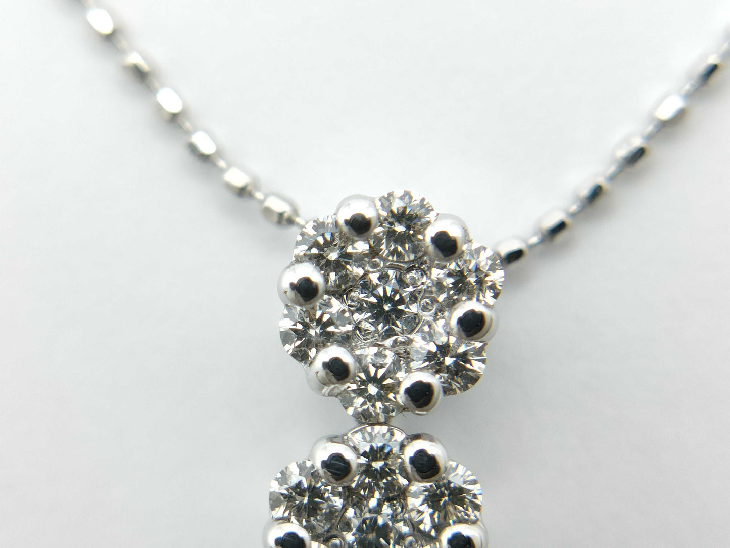 D0.50ct K18WG 3.6g Necklace