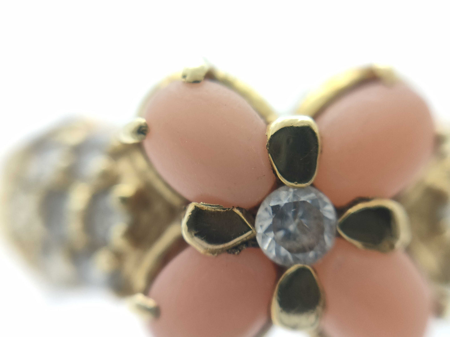Colored Stone D0.33ct K18 4.2g Ring