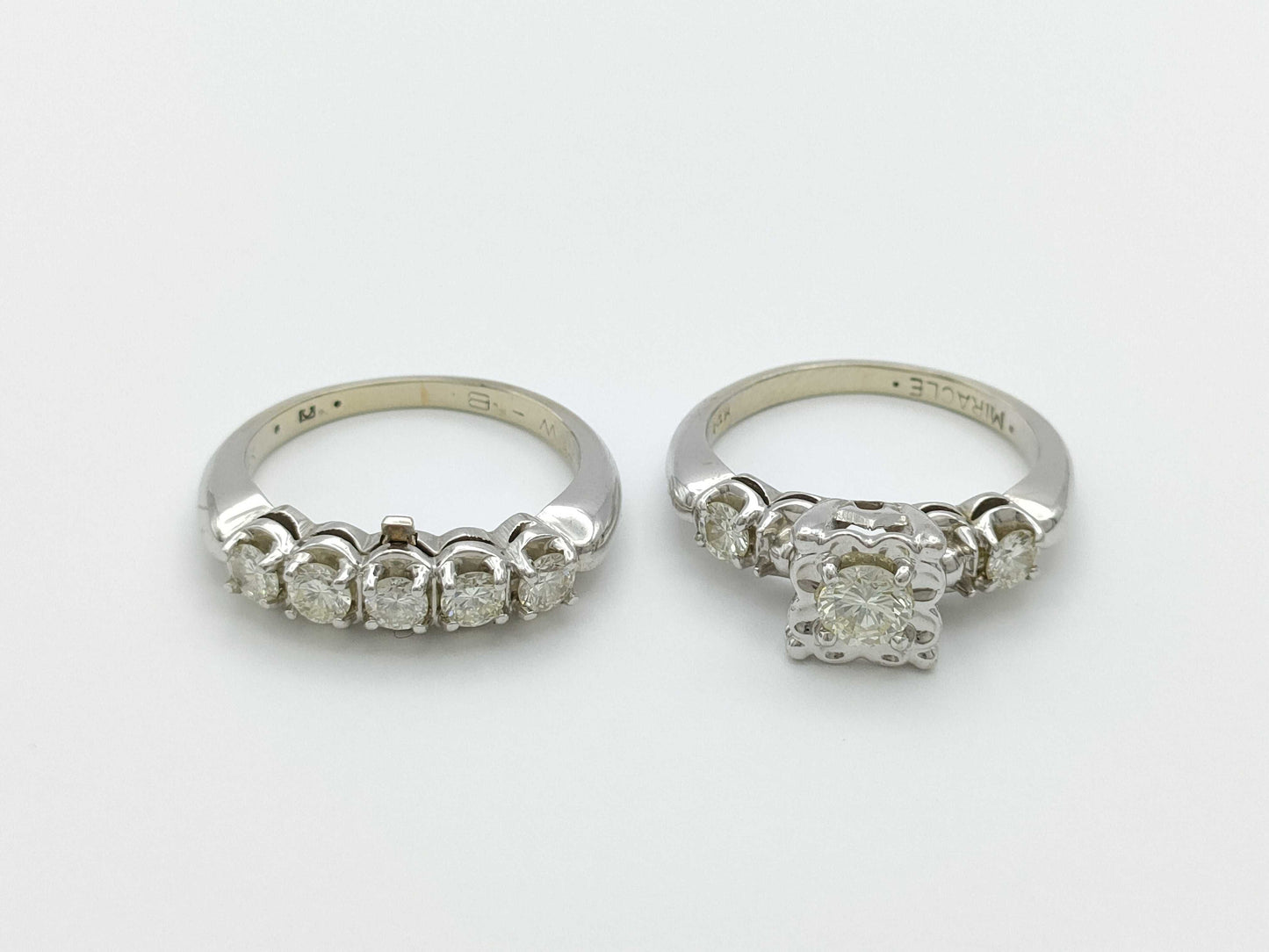2-piece diamond set, 13K gold, 7.0g ring