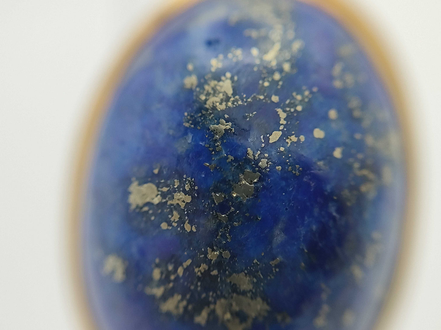 Lapis Lazuli Ring, 13.4mm x 18.2mm, 18K Gold, 15.0g