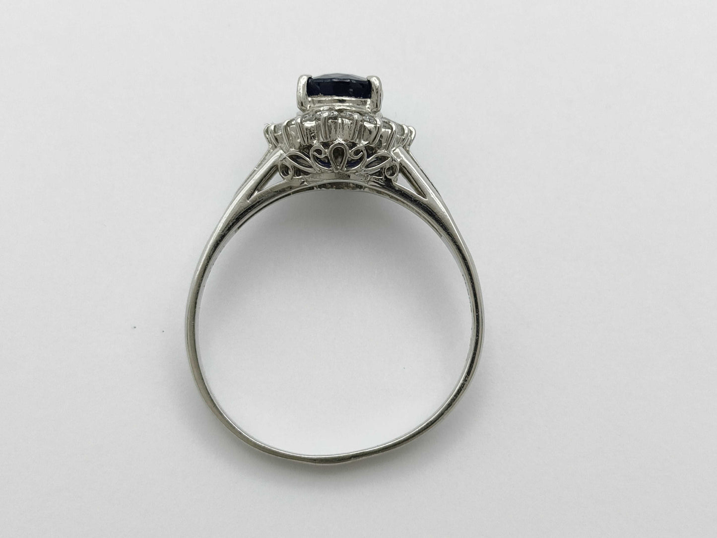 S1.00ct D0.21ct PT900 3.5g Ring