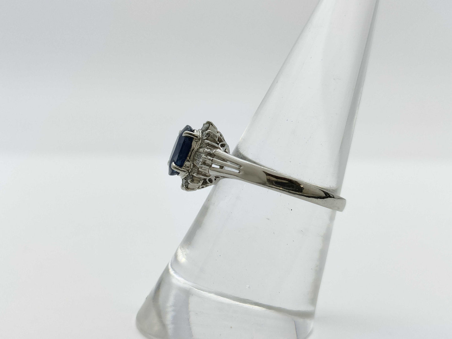 S1.00ct D0.21ct PT900 3.5g Ring