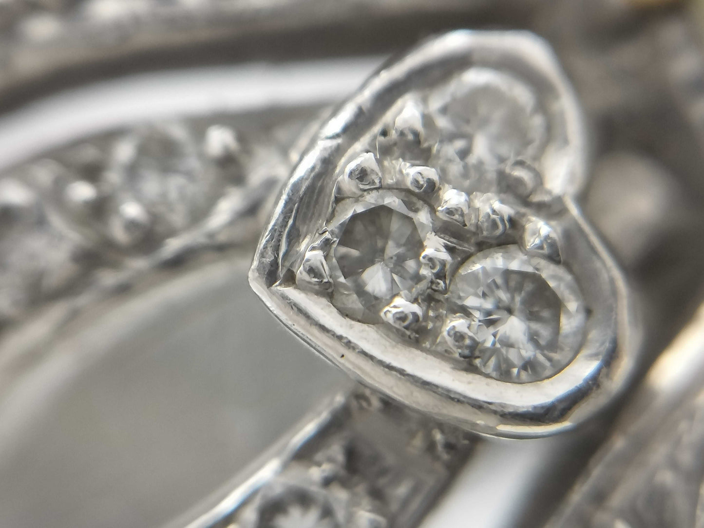 D0.78ct/0.44ct PT900/K18 15.4g Ring