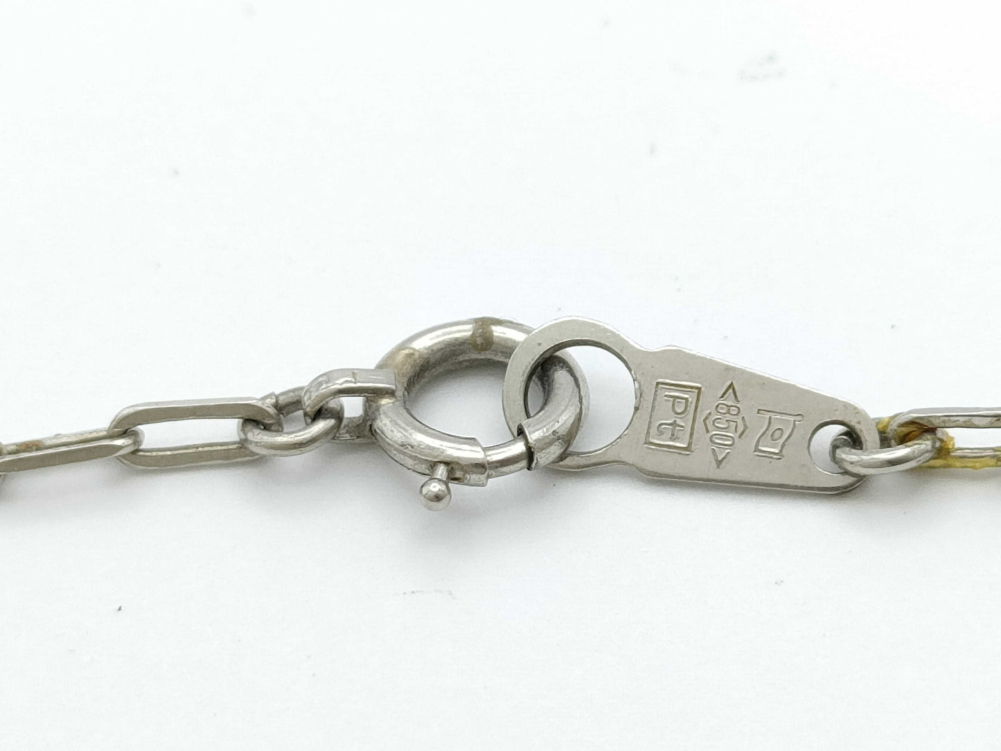 D0.50ct Pt900/850 5.2g Necklace