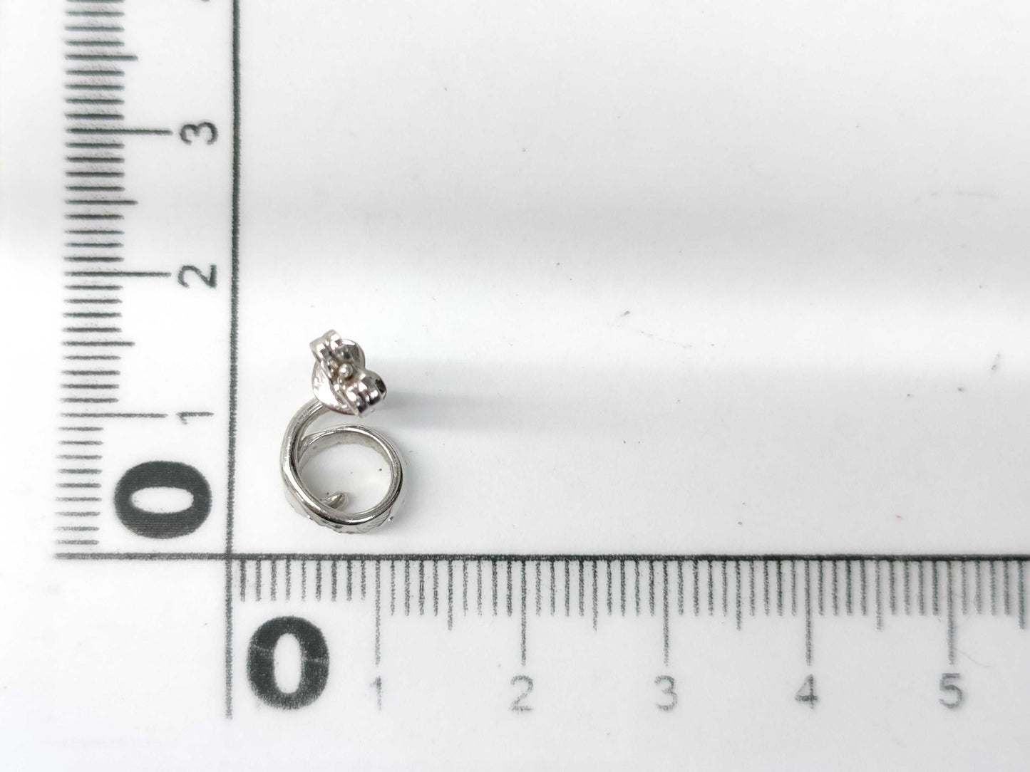 Ponte Vecchio D0.12ct K18WG 1.2g Earrings