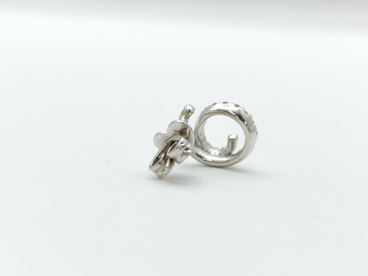 Ponte Vecchio D0.12ct K18WG 1.2g Earrings