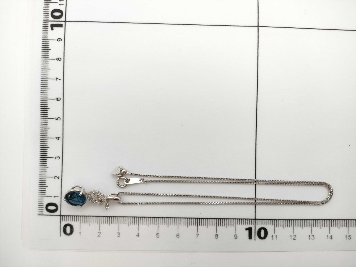 BT3.90ct D0.30ct K18WG 6.2g Necklace