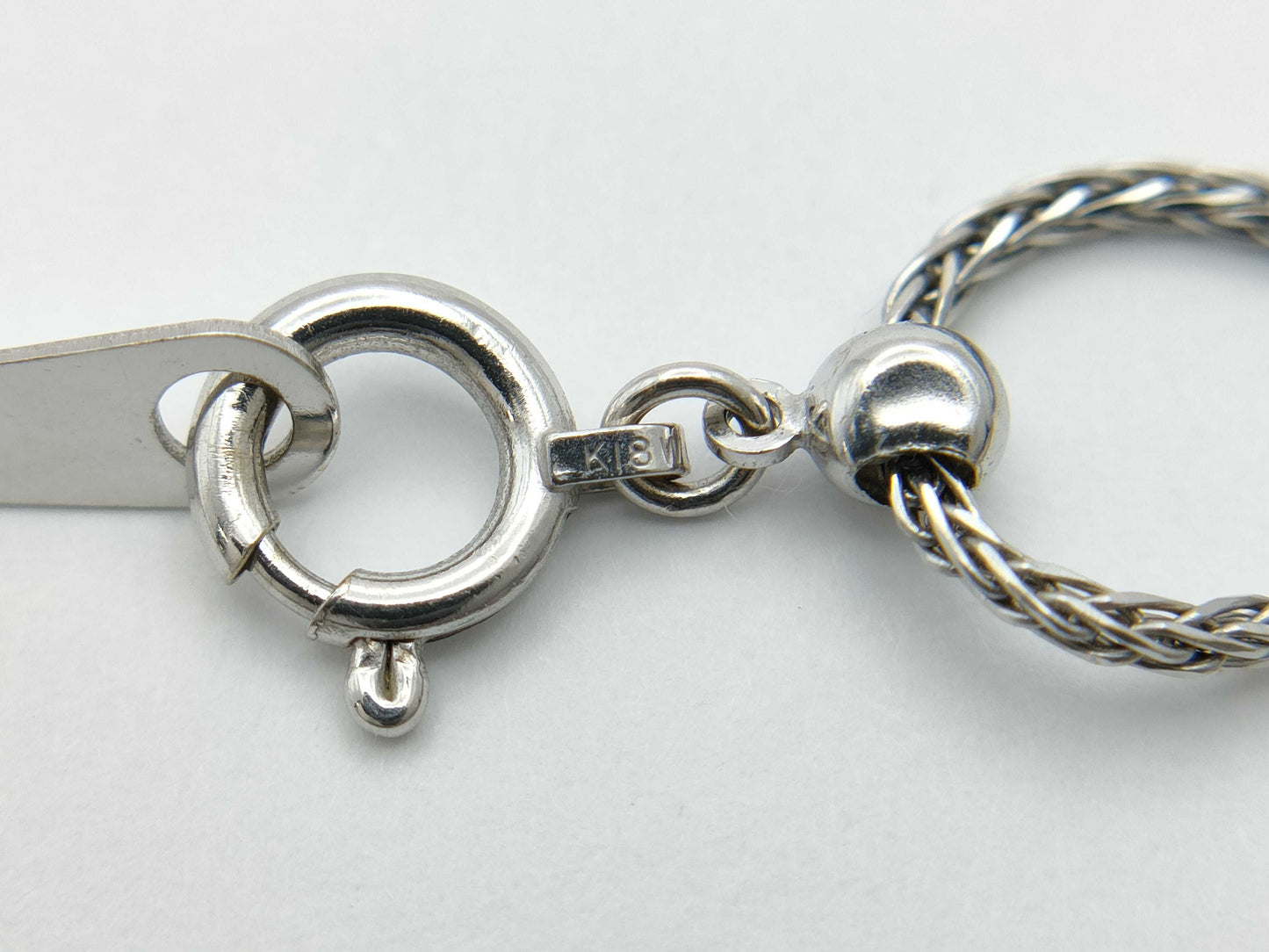 BT3.90ct D0.30ct K18WG 6.2g Necklace