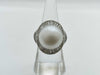 Pearl Ring, Diameter: Approx. 14.3mm, D1.95ct, Pt900, 19.4g