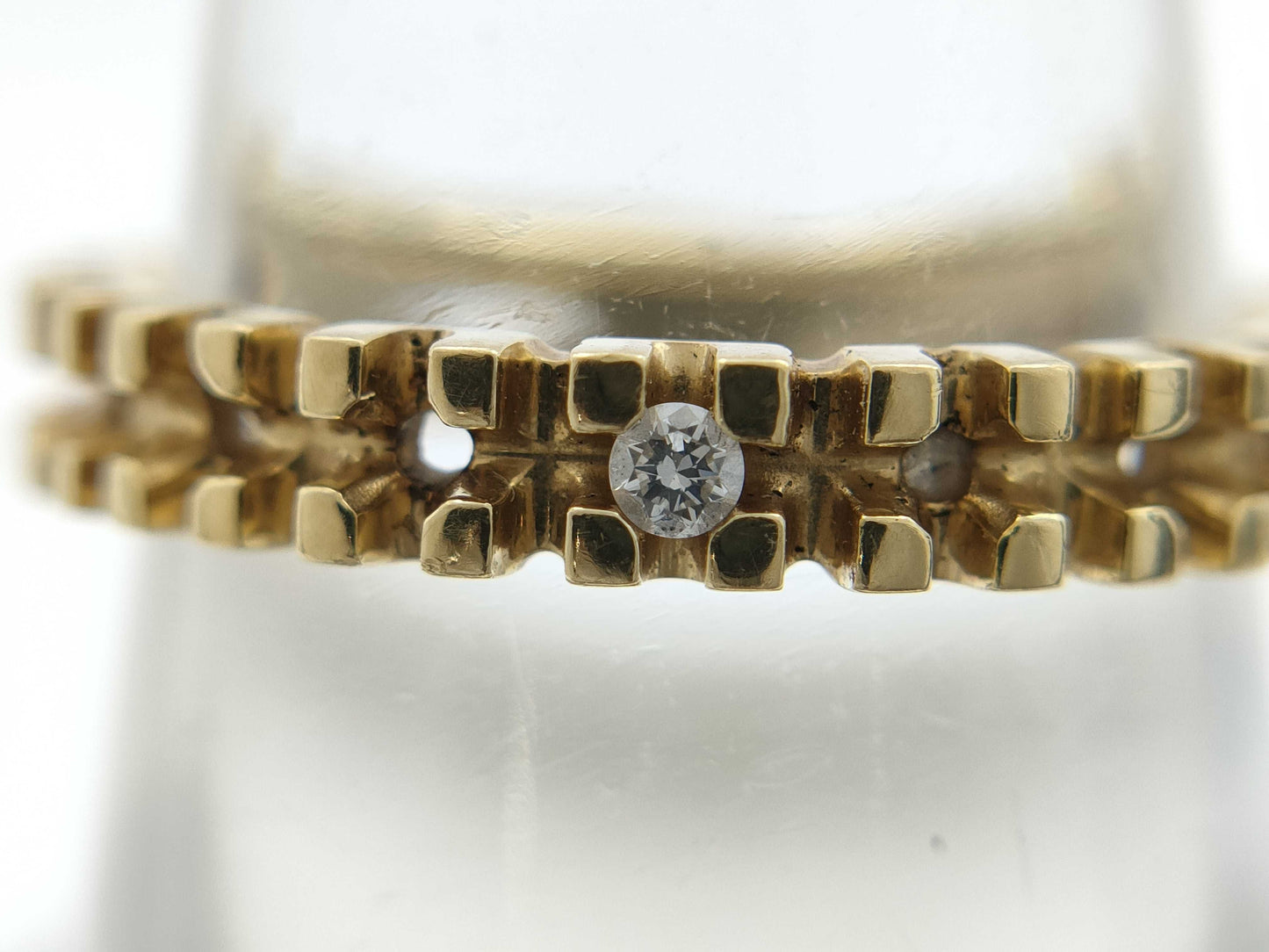 ISIR D0.02ct K18 2.4g Ring