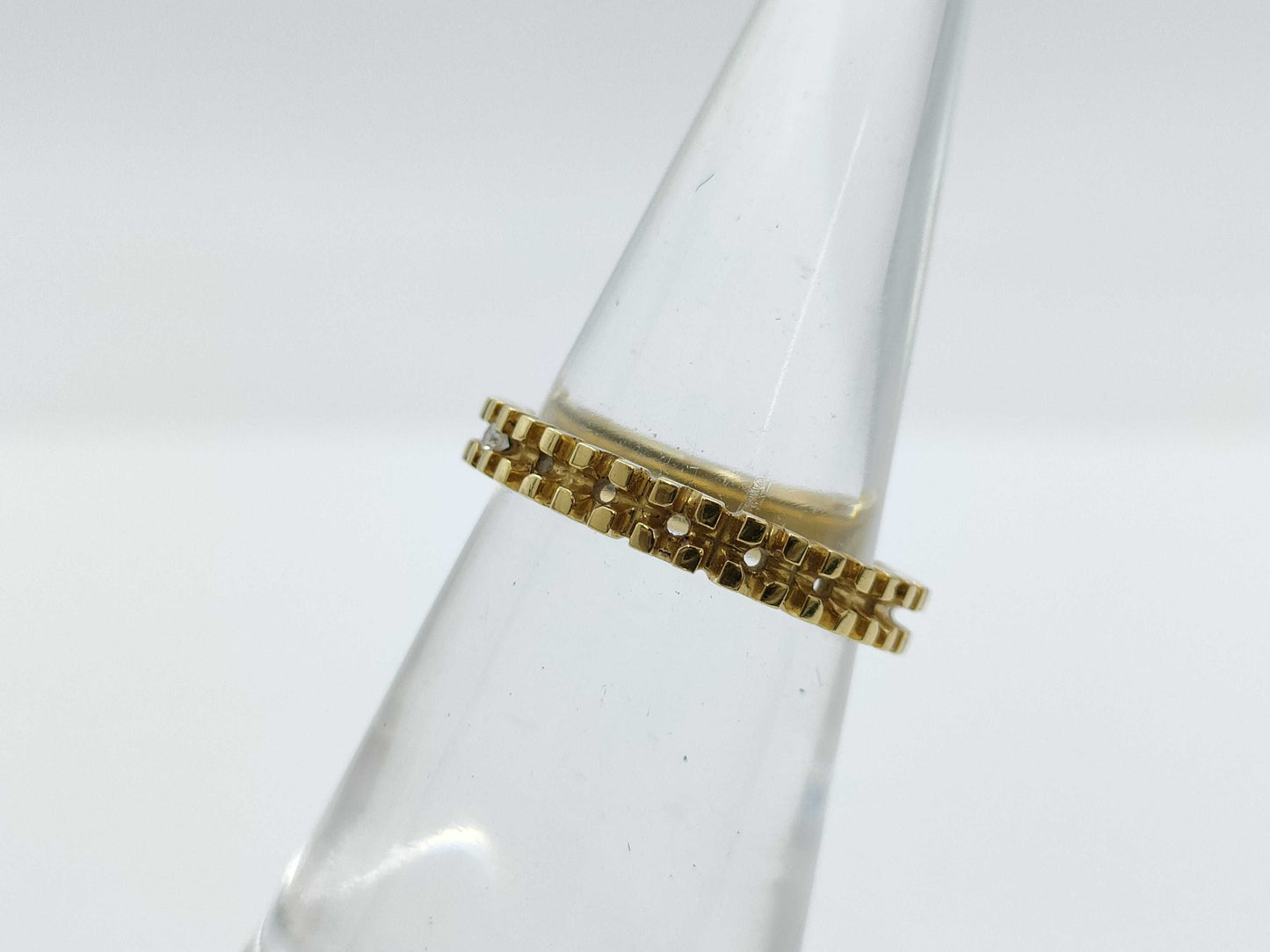 ISIR D0.02ct K18 2.4g Ring