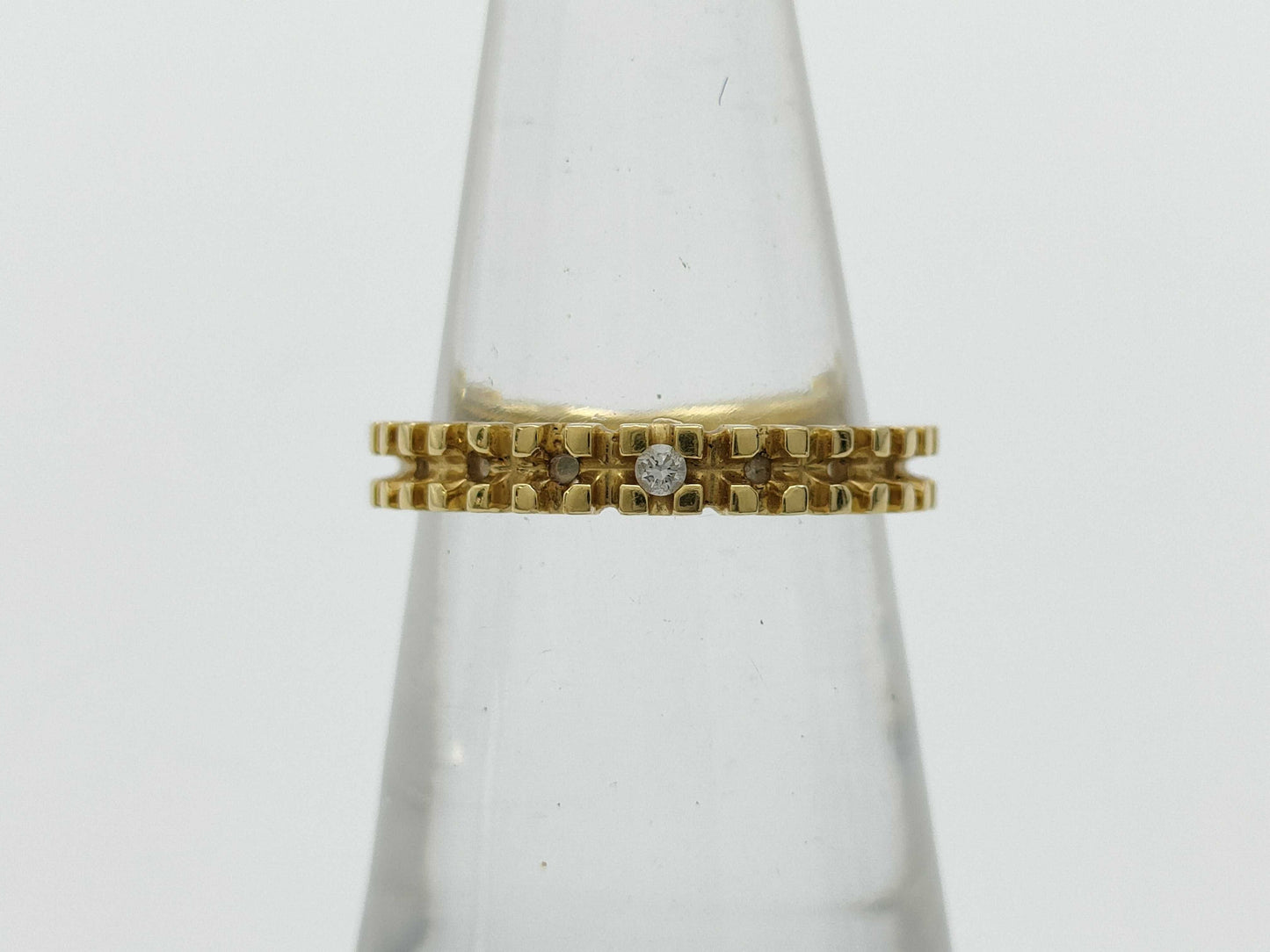 ISIR D0.02ct K18 2.4g Ring