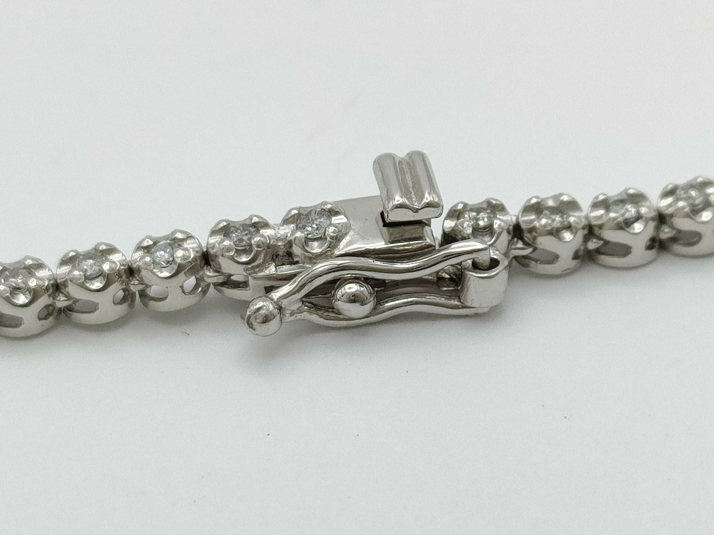 D3.0ct K18WG 13.2g Necklace