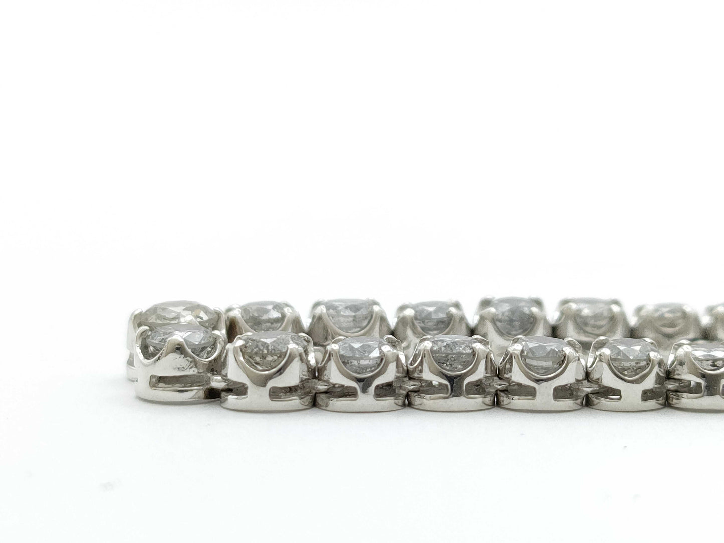D3.0ct K18WG 13.2g Necklace