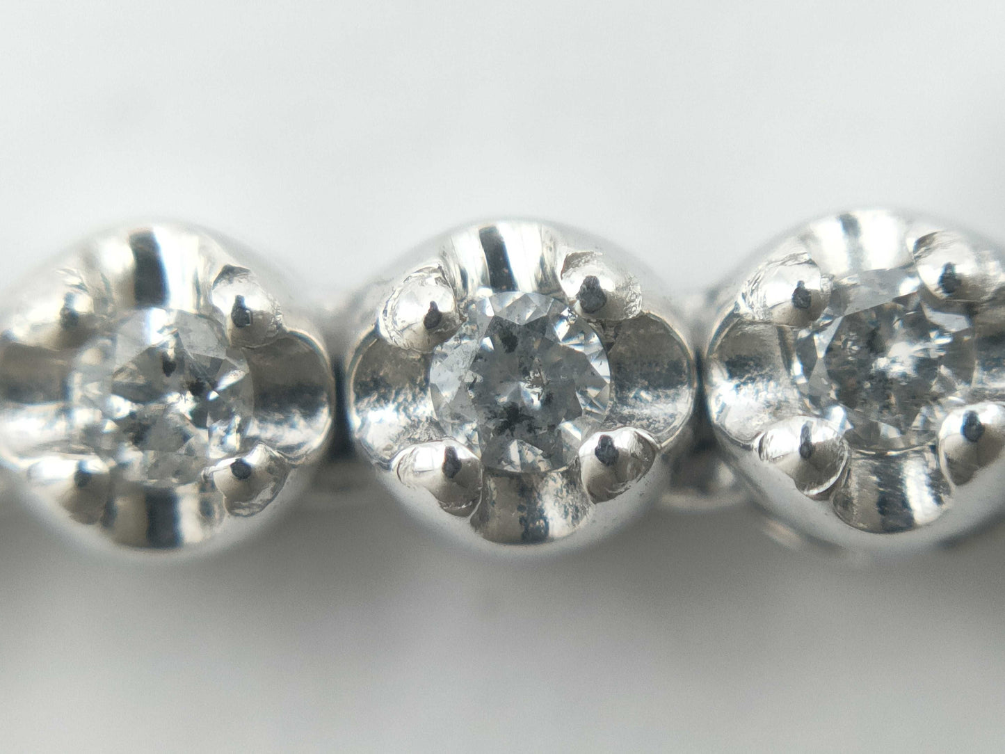D3.0ct K18WG 13.2g Necklace