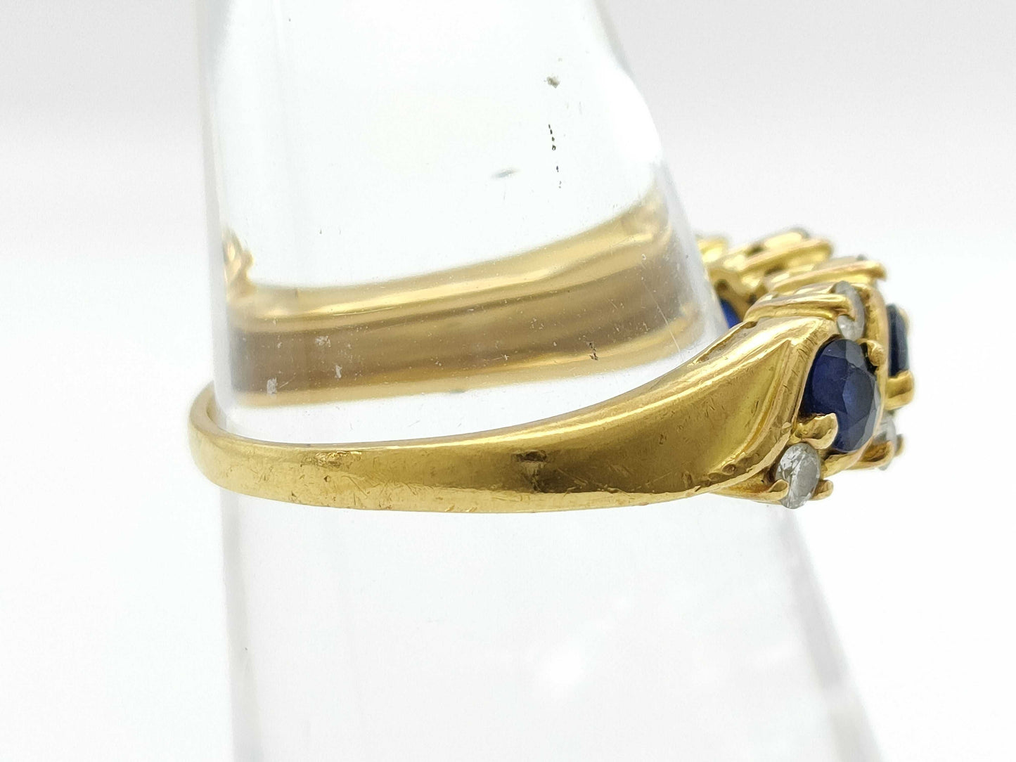 S 0.94ct D 0.24ct K18 4.2g Ring