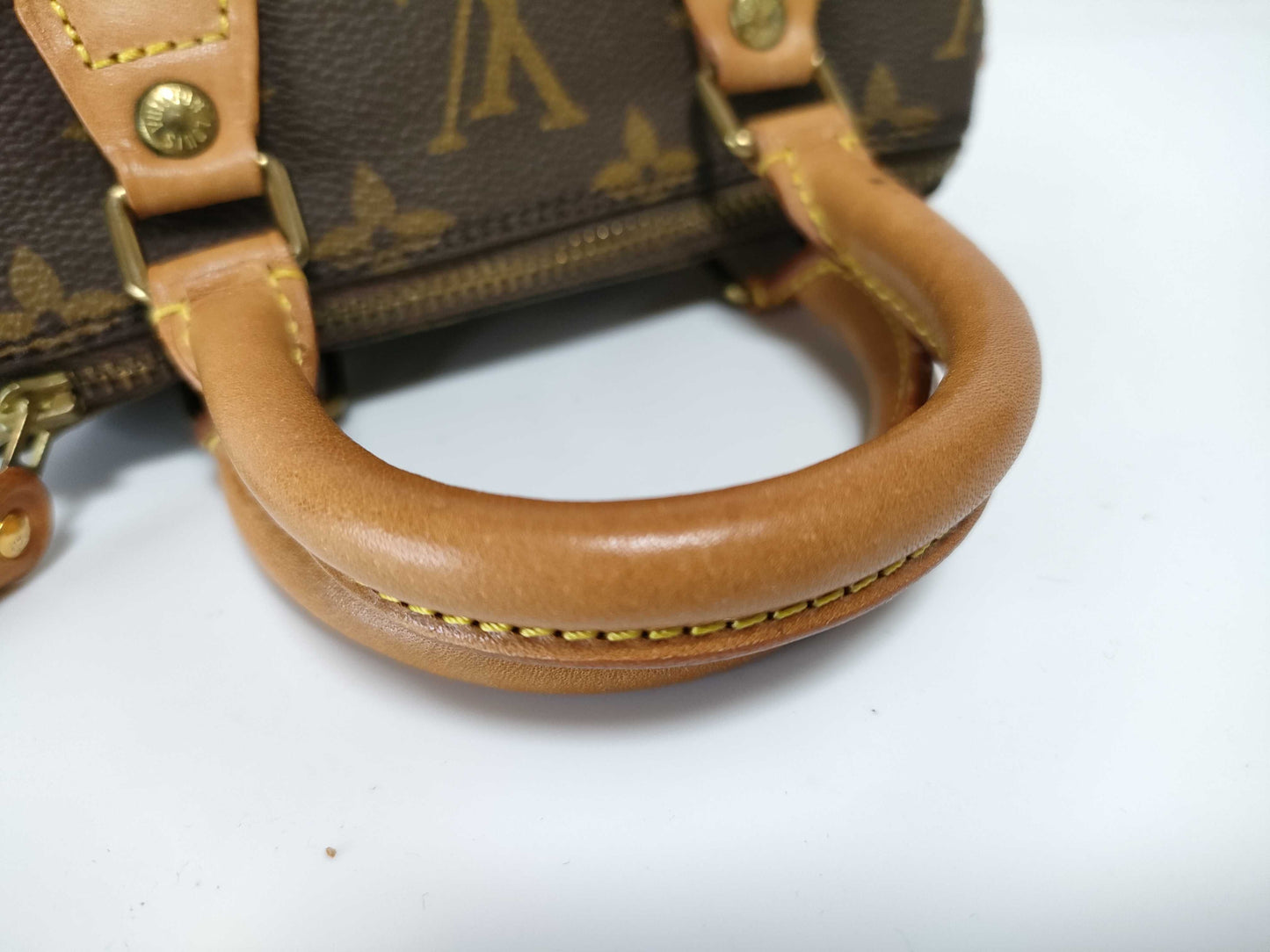 LOUIS VUITTON RFID Unverifiable, Serial Unverifiable, Monogram Louis Vuitton Mini Speedy Monogram Pouch with Tag, No ST