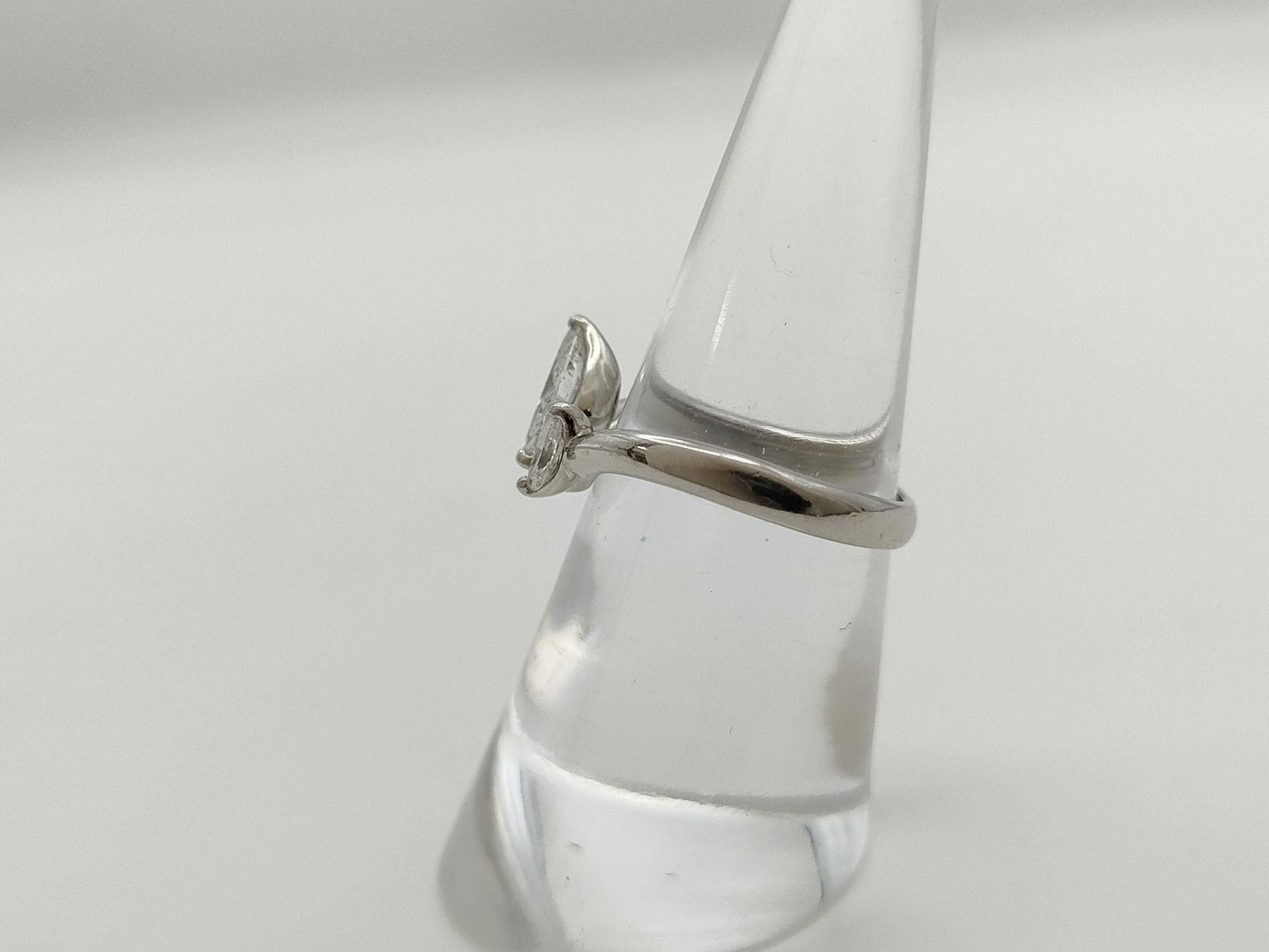 D0.56ct FD0.17ct Pt900 4.6g Ring