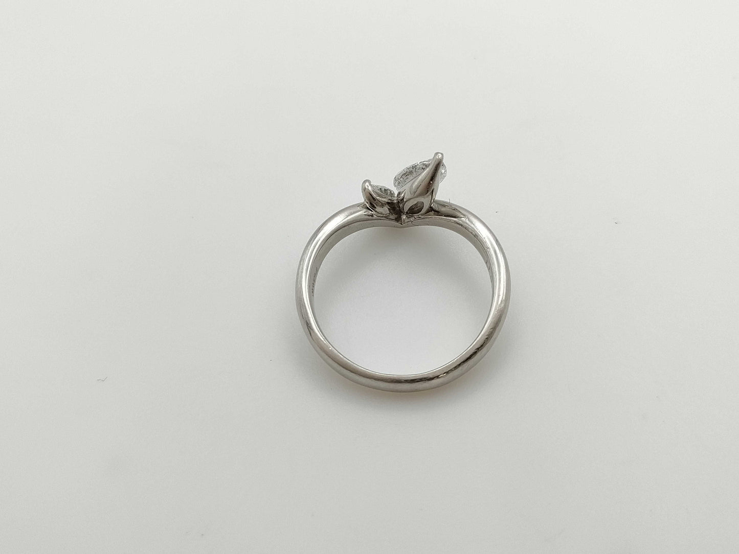 D0.56ct FD0.17ct Pt900 4.6g Ring