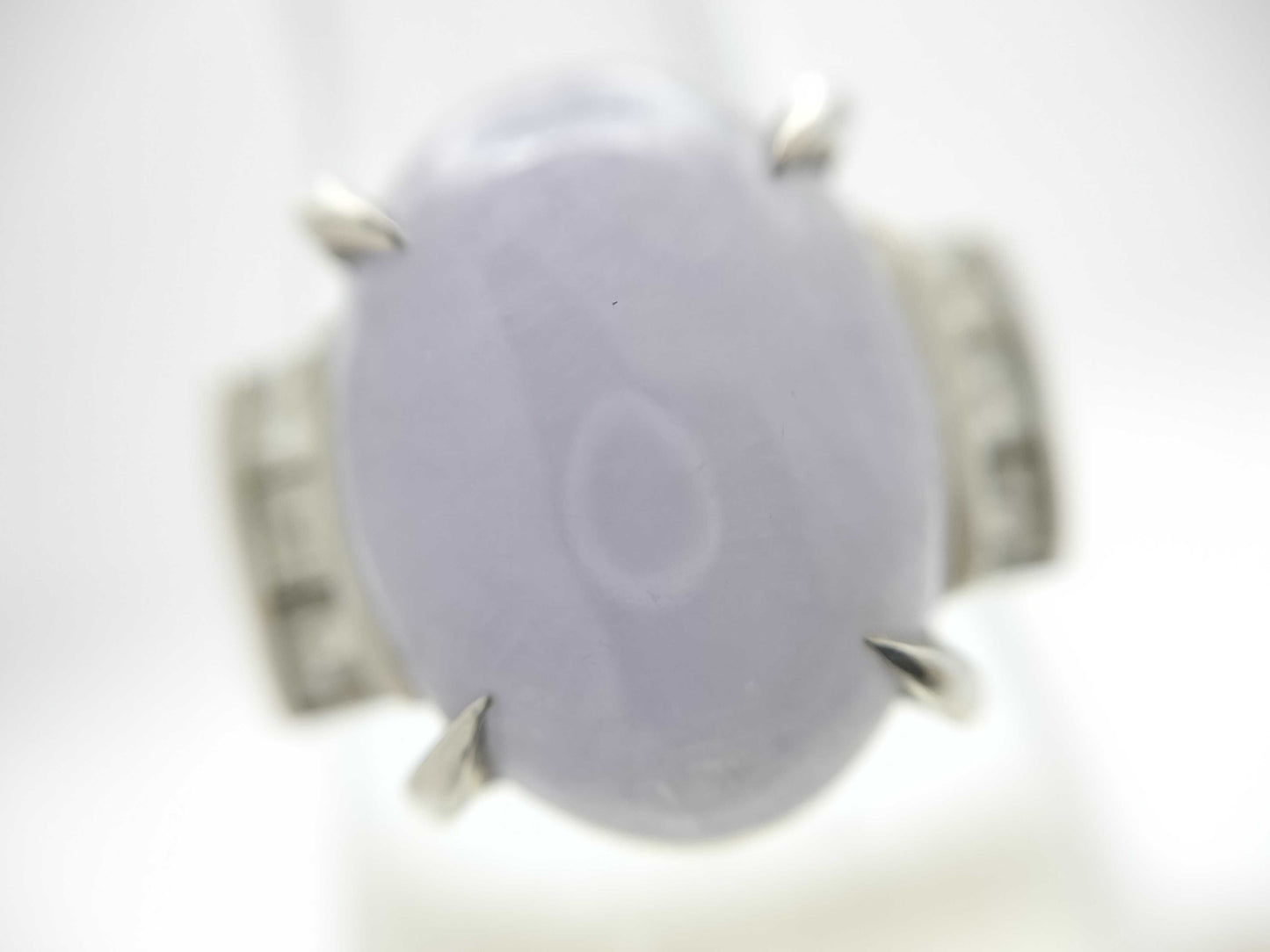 Jade 7.37ct D0.36ct PT900 9.7g Ring