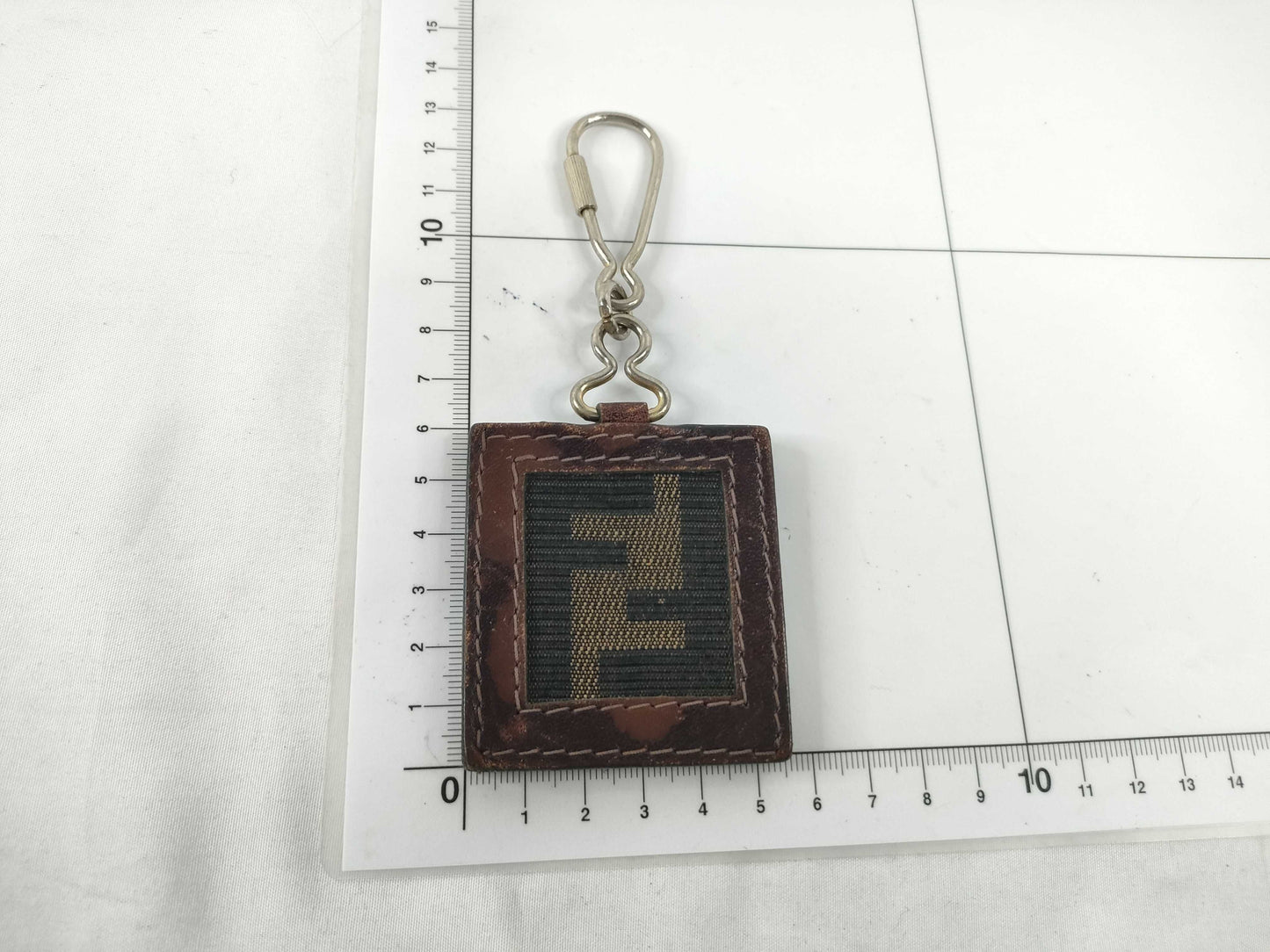 FENDI Zucca Pattern FENDI Zucca Keychain Key Case Keychain