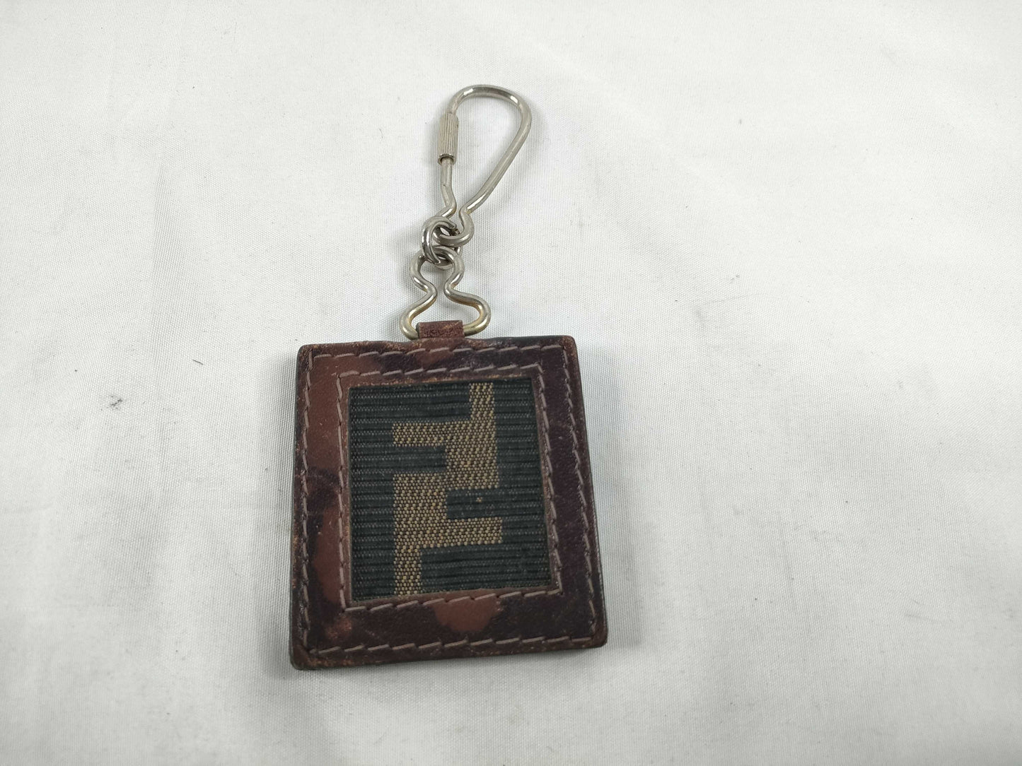 FENDI Zucca Pattern FENDI Zucca Keychain Key Case Keychain
