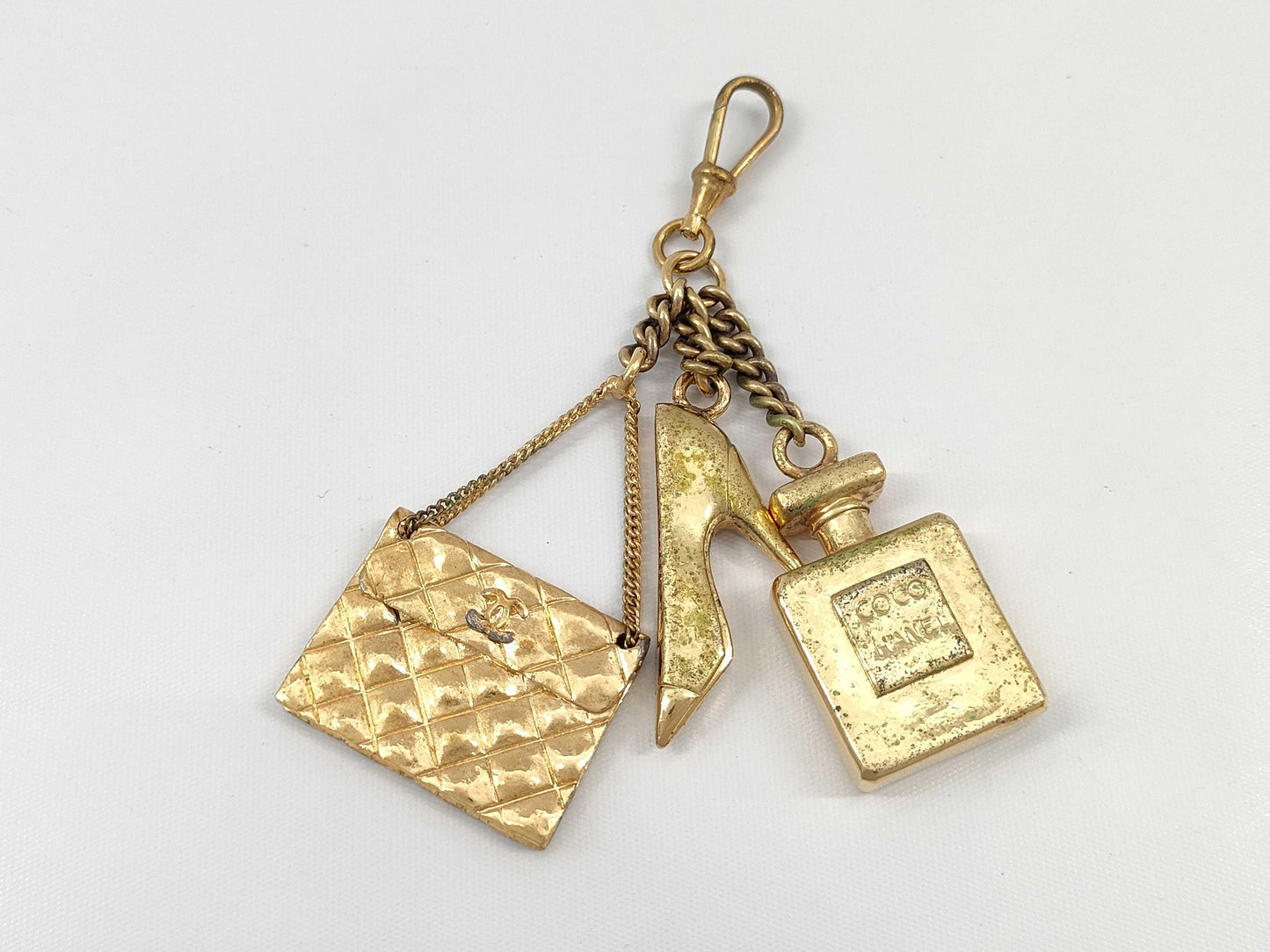 CHANEL CHANEL Plated Charm GP Perfume/Heel/Bag Motif Other Accessories
