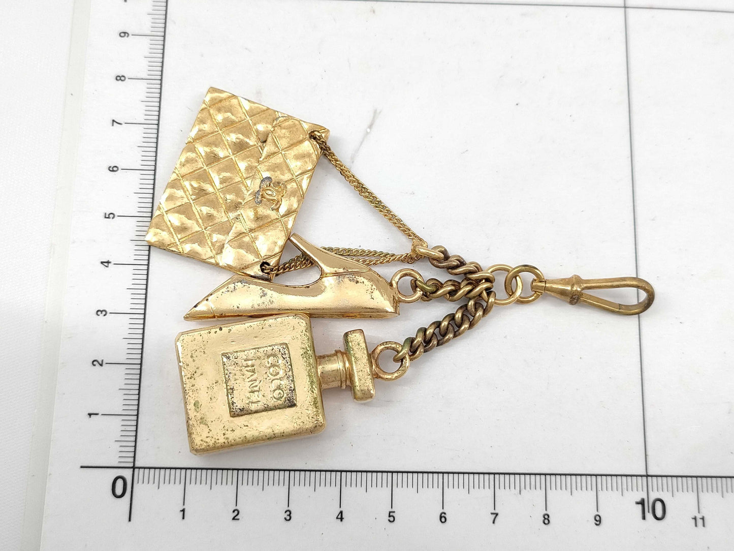 CHANEL CHANEL Plated Charm GP Perfume/Heel/Bag Motif Other Accessories