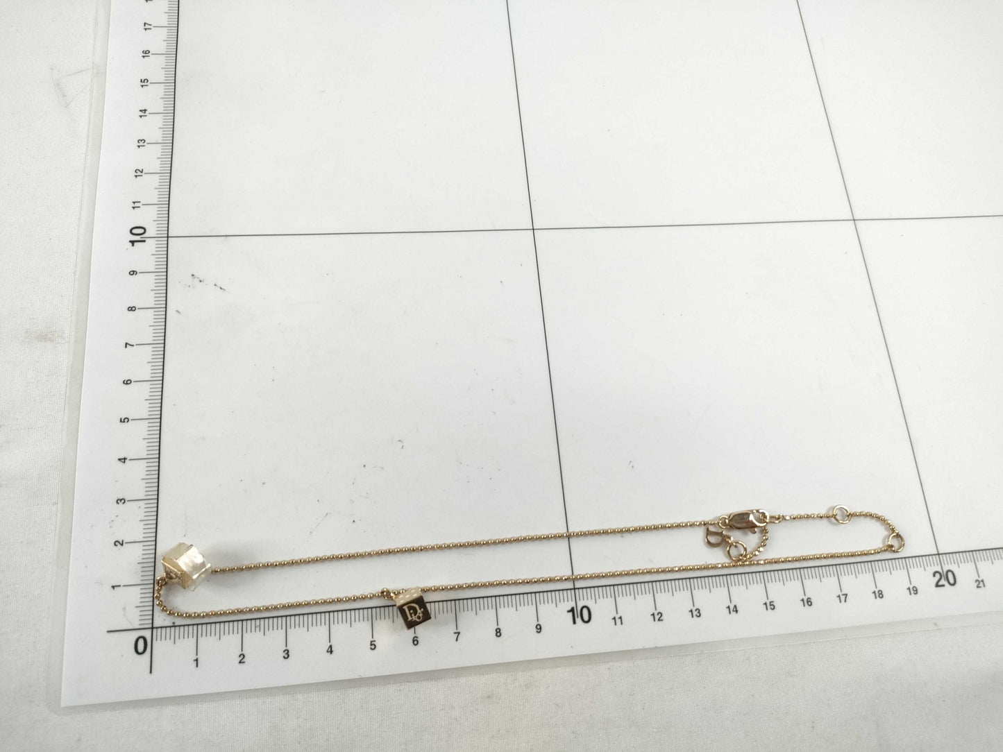 Dior Christian Dior Cube Necklace/Bracelet GP Accessories Summary Accessories Summary