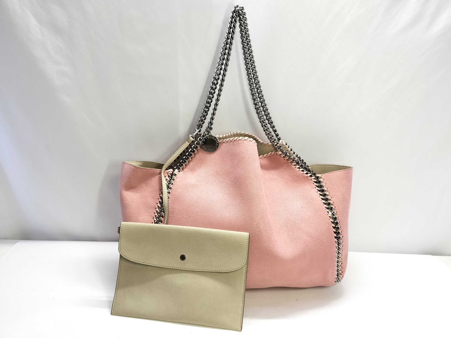 Stella McCartney Ferrabella Chain Tote Bag in Pink