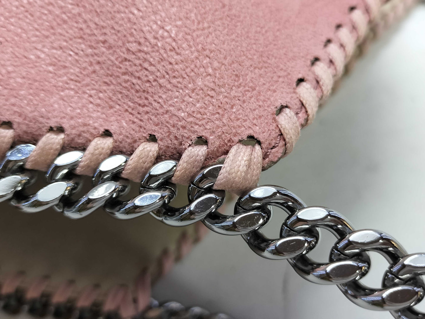 Stella McCartney Ferrabella Chain Tote Bag in Pink