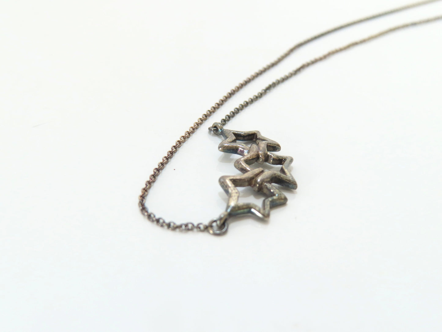 Tiffany & Co. TIFFANY & Co. Triple Star Necklace 925 2.7g Necklace