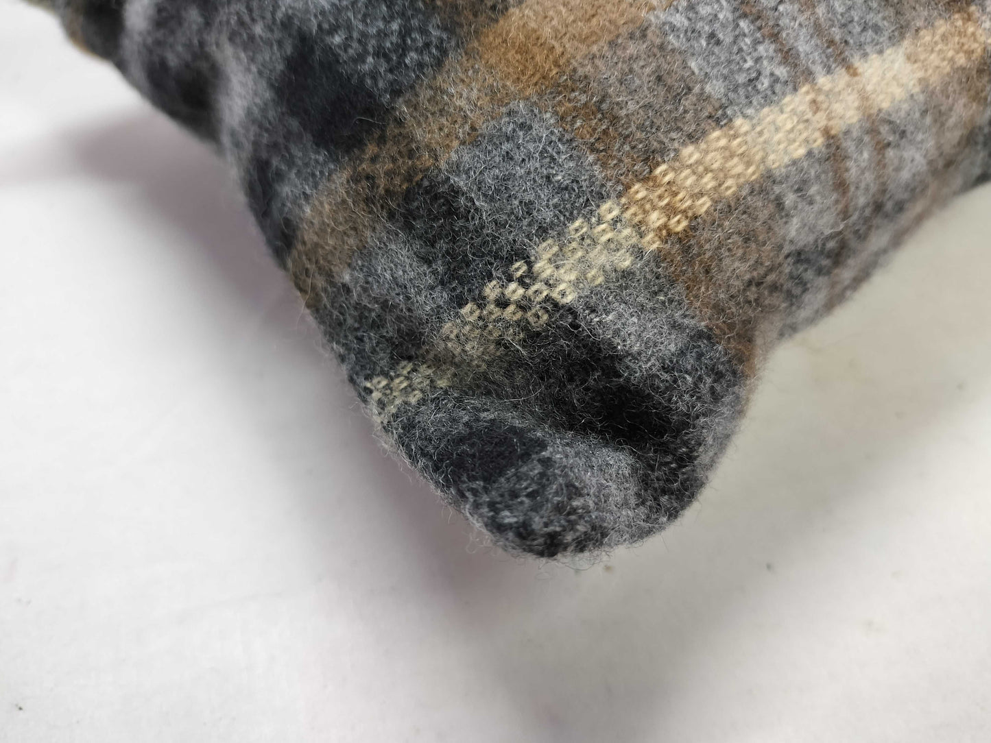 LOUIS VUITTON LV Wool Cushion Check Pattern Very Little Used Other Accessories