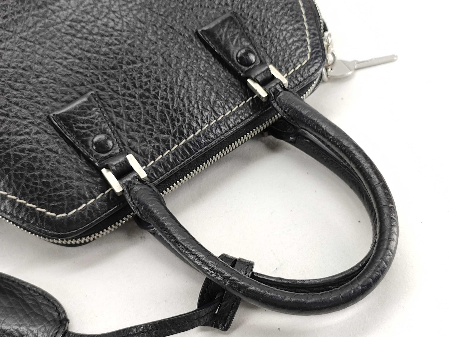 Margiela 5AC Shoulder Bag, Black Leather Handbag