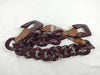 PRADA PRADA Belt Plastic Chain/Rubber Brown Belt
