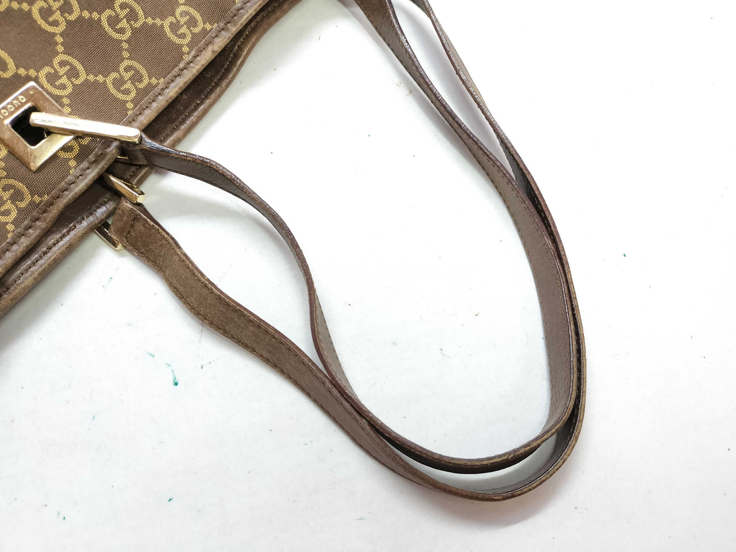 GUCCI GG Canvas GUCCI Tote Bag 002~ Brown Tote Bag