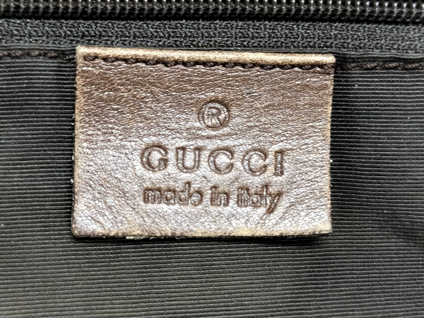 GUCCI GG Canvas GUCCI Tote Bag 002~ Brown Tote Bag