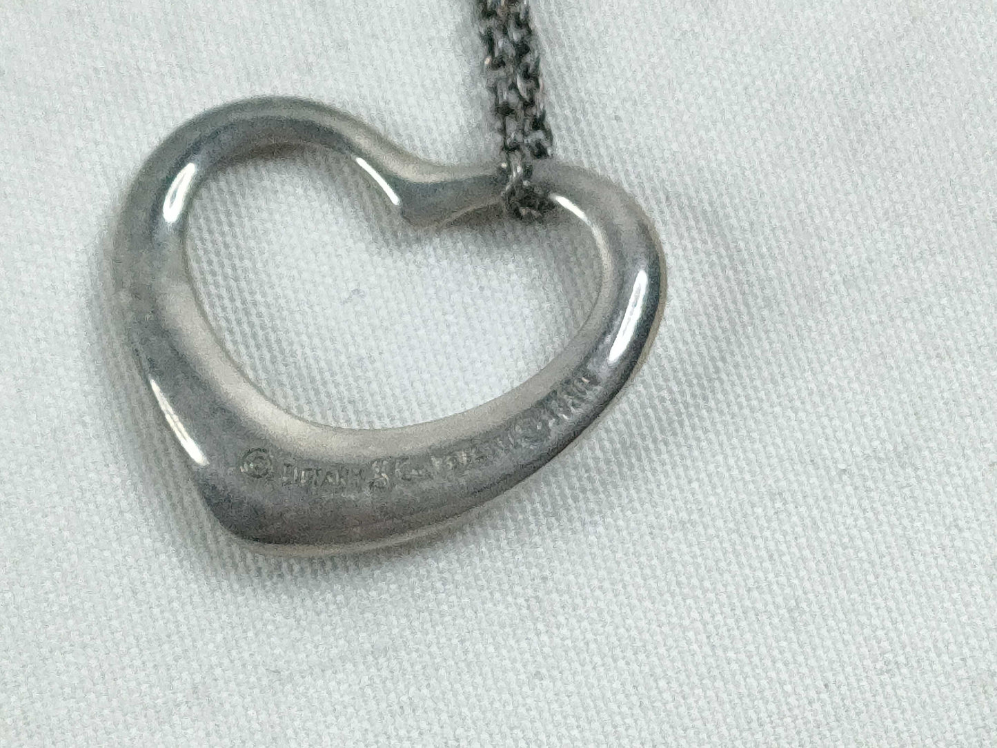 Tiffany & Co. Open Heart TIFFANY & Co. Open Heart Necklace 925 4.8g Necklace